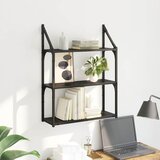  Polica na zidu Crni hrast 60 x 21 x 78,5 cm Konstruirano drvo | shoptok.hr