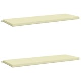 Jastučići za klupe - 2 dijela SOEST 2 kom. 100% poliester Krem - Krem 150 x 50 x 5 cm Poliester | shoptok.hr