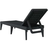 vidaXL Ležalnik antraciten 186x60x29 cm PP | Shoptok.si