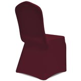 vidaXL Rastezljiva presvlaka za stolicu, bordo, 50 kom | shoptok.hr