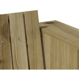  Vrtni kauč Zelena 134 x 60 x 62 cm Čvrsto borovo drvo | shoptok.hr