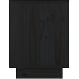  Noćni ormarići 2 kom crni 40 x 30 x 40 cm od masivne borovine | shoptok.hr