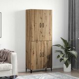 Highboard 2 pcs Umjetnički hrast Konstruirano drvo | shoptok.hr
