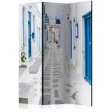 Artgeist PARAVAN 135/172/3 cm bela, svetlo modra | Shoptok.si