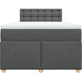  box spring s madracem tamnosivi 120 x 190 cm tkanina | shoptok.hr