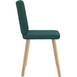 Jedilni stoli 6 kosov temno zeleno blago, (21832323) | Shoptok.si