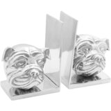 vidaXL Držač za knjige Set od 2 Srebrna Aluminij 8 x 12 x 16,5 cm | shoptok.hr