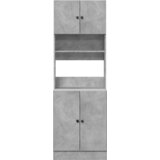  Kuhinjska ormarić boja betona 60x50x180 cm konstruirano drvo | shoptok.hr