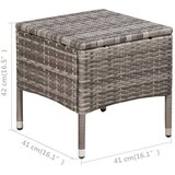  3-dijelni bistro set od poliratana sivi | shoptok.hr