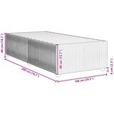  Okvir za krevet bez madraca krem 100 x 200 cm od tkanine | shoptok.hr