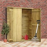 vidaXL Vrtna lopa za orodje 123x50x171 cm impregnirana borovina Cene