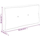 Jastuk za palete zeleni 70 x 40 x 12 cm od tkanine | shoptok.hr