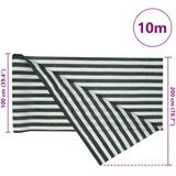  Mreža za privatnost zelena-bijela 2 x 10 m HDPE 195 g/m² | shoptok.hr