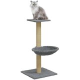  Penjalica za mačke sa stupom za grebanje svjetlosiva 74 cm | shoptok.hr