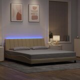  Okvir za krevet bez madraca Hanko krem 180 x 200 cm od tkanine | shoptok.hr