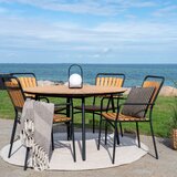 House Nordic Vrtni blagovaonski set u prirodnoj boji za 4 osobe Cleveland – | shoptok.hr