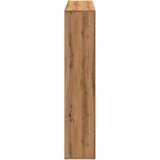 vidaXL Ormarić z knjige boja hrasta 137,5x29x137,5cm konstruirano drvo | shoptok.hr
