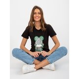 FANCY T-shirt-FA-TS-8500.19P-black-green Cijene