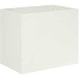  Vrtna saksija 2 kom. Bijela 60 x 40 x 50 cm Čelična vrata | shoptok.hr