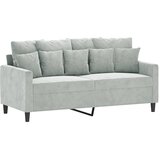  Dvosjed Svjetlosiva 140 cm baršunasti | shoptok.hr