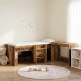  Krevetna Okvir sa Stolom 2 kom. Staro drvo Konstruirano drvo | shoptok.hr