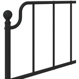  Metalno uzglavlje crno 100 cm | shoptok.hr