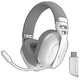 Slusalice X-trike me GH-513W gaming, wireless, bijele | Eponuda.ba