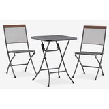  Bistro garnitura Š60xD60 siva | Eponuda.com