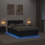  Krevetna konstrukcija Crna 120 x 190 cm Konstruirano drvo | Eponuda.com