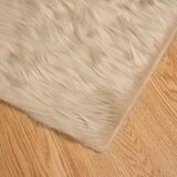  Tepih od umjetne ovčje kože TAFALLA Bež 200 x 280 cm Poliester | shoptok.hr
