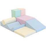  Blazin za plezanje, mehka igrala za otroke, poligon – 7 delni set, pastel | Shoptok.si