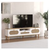 Hanah home tv polica bohem sapphire oak white | ePonuda.com