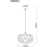 Globo VISEČA SVETILKA Juana 35/120 cm E27 | Shoptok.si