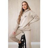 Kesi Cotton set with embroidered Paradise inscription light beige | shoptok.hr