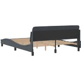  Okvir za krevet Dover tamnosivi 152x203 cm baršunasti | Eponuda.com