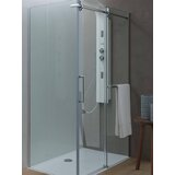 Kolpa San tuš kabina virgo uni silver brill 140x80x200cm providno staklo