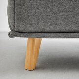 Bessagi Home zofa layla, temno siva, ležišče | Shoptok.si