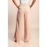 Fenzy Elegantne Hlače Širokih Nogavica, Ružičaste | shoptok.hr