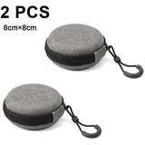 Venisymlis 2 paketa mini etuija za prenašanje slušalk, organizator za shranjevanje Bluetooth/MP3, (22102592) | Shoptok.si
