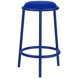 noo.ma Plava metalna barska stolica (visine sjedala 68 cm) Hogo – Cijene