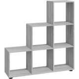 Maison Chic Stopničasta Knjižna omara - Knjižni regal siva sonoma 107 cm inženirski les, (21724998) Cene