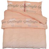  Set posteljine za poplun ružičasti 200x200 cm pamučni | shoptok.hr