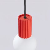 Sollux Rdeča viseča svetilka iz opalnega stekla ø 12 cm Orbital – | Shoptok.si