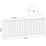  Uzglavlje montirano na zid ZWOLLE Betonska siva - Betonska siva 160 cm | shoptok.hr