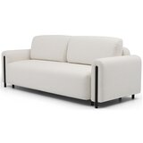 ELTAP Sklopiva/s prostorom za odlaganje sofa od bouclé tkanine boje slonovače 244 cm Arcadova – | shoptok.hr