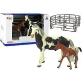  Set figurica 2 šarena konja s ogradom | shoptok.hr