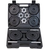 Enero Fit set lijevanih bučica u kovčegu 19 kg | shoptok.hr