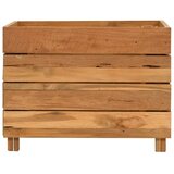  Povišena gredica 50 x 40 x 38 cm reciklirana tikovina i čelik | shoptok.hr