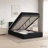 Podesivi krevet s madracem Crna 120 x 190 cm Tkanina | shoptok.hr