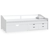  Trosjed/ležaj s ladicama bijeli 90 x 200 cm od masivne borovine | shoptok.hr